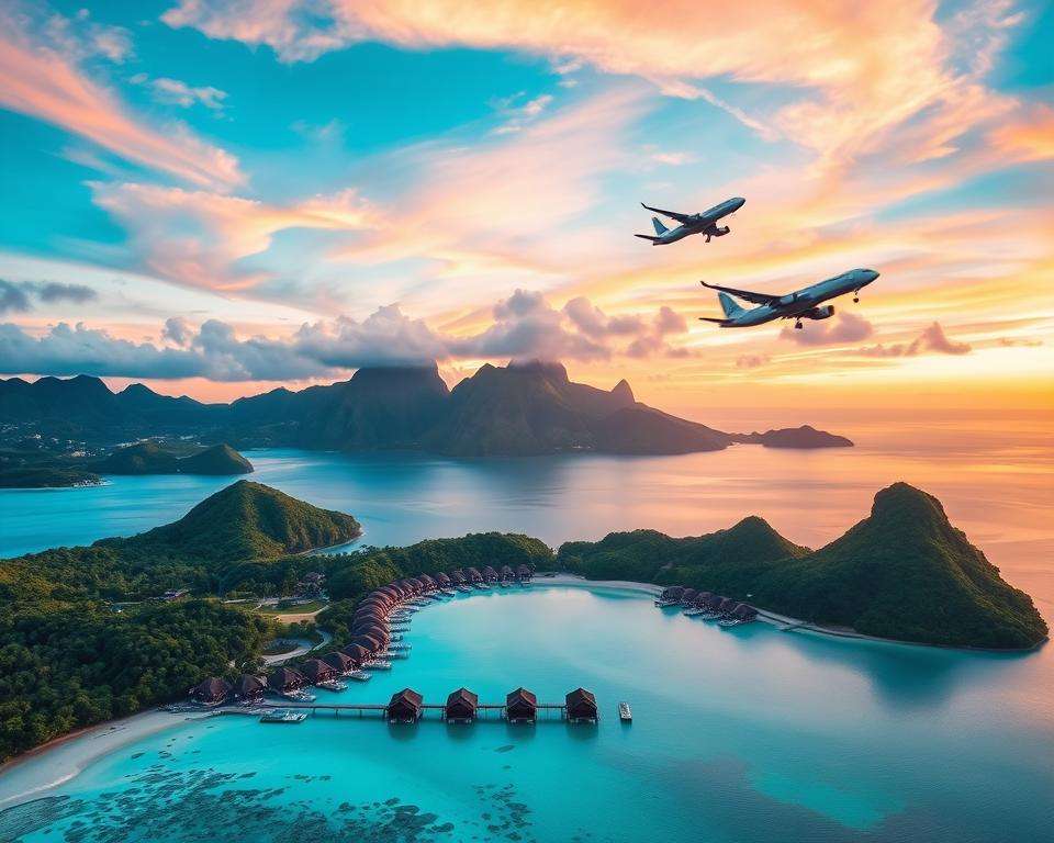bora bora ile trwa lot