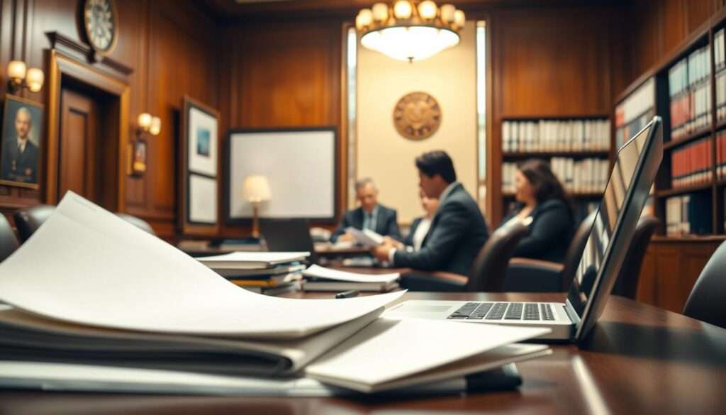 A formal government office interior, bathed in warm, professional lighting. In the foreground, a desk with official documents and a laptop, symbolizing the administrative process of civil service qualification. In the middle ground, a panel of interviewers evaluating candidates, their faces concentrated and serious. The background features shelves of binders and files, representing the depth and rigor of the assessment procedure. An atmosphere of meticulous scrutiny and high standards pervades the scene, conveying the gravity and importance of the civil service qualification process. A formal government office interior, bathed in warm, professional lighting. In the foreground, a desk with official documents and a laptop, symbolizing the administrative process of civil service qualification. In the middle ground, a panel of interviewers evaluating candidates, their faces concentrated and serious. The background features shelves of binders and files, representing the depth and rigor of the assessment procedure. An atmosphere of meticulous scrutiny and high standards pervades the scene, conveying the gravity and importance of the civil service qualification process.