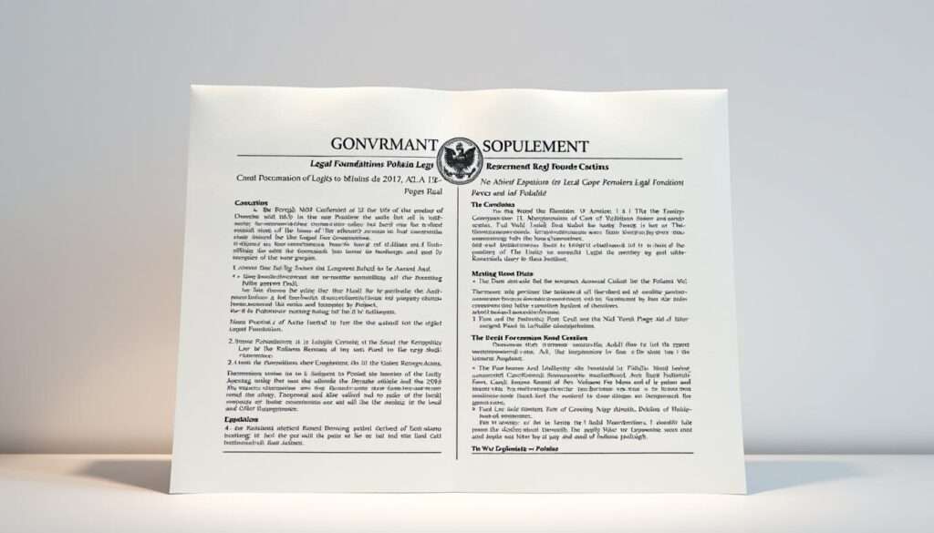 A high-resolution, photorealistic image of a detailed and comprehensive legal document representing the legal foundations and key definitions of local government in Poland. The document is presented against a clean, minimalist background with soft, even lighting that illuminates the intricate text and official seals. The composition emphasizes the authoritative and formal nature of the subject matter, conveying a sense of gravitas and importance. The image should be shot from a slightly elevated, frontal angle to provide a clear, unobstructed view of the document's contents. A high-resolution, photorealistic image of a detailed and comprehensive legal document representing the legal foundations and key definitions of local government in Poland. The document is presented against a clean, minimalist background with soft, even lighting that illuminates the intricate text and official seals. The composition emphasizes the authoritative and formal nature of the subject matter, conveying a sense of gravitas and importance. The image should be shot from a slightly elevated, frontal angle to provide a clear, unobstructed view of the document's contents.