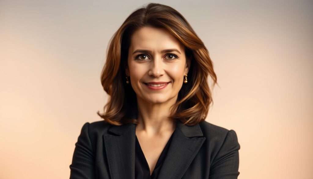 A professional portrait of Małgorzata Trzaskowska, the wife of Rafał Trzaskowski, set against a soft, blurred background. She is pictured in a stylish, yet professional attire, likely in an office or meeting room setting. Her expression is confident and engaging, conveying a sense of authority and leadership. The lighting is warm and flattering, highlighting her features and creating a sense of depth and dimension. The composition places her at the center of the frame, with the background elements providing context but not distracting from the main subject. The overall tone is one of sophistication and success, reflecting her career achievements and professional persona. A professional portrait of Małgorzata Trzaskowska, the wife of Rafał Trzaskowski, set against a soft, blurred background. She is pictured in a stylish, yet professional attire, likely in an office or meeting room setting. Her expression is confident and engaging, conveying a sense of authority and leadership. The lighting is warm and flattering, highlighting her features and creating a sense of depth and dimension. The composition places her at the center of the frame, with the background elements providing context but not distracting from the main subject. The overall tone is one of sophistication and success, reflecting her career achievements and professional persona.