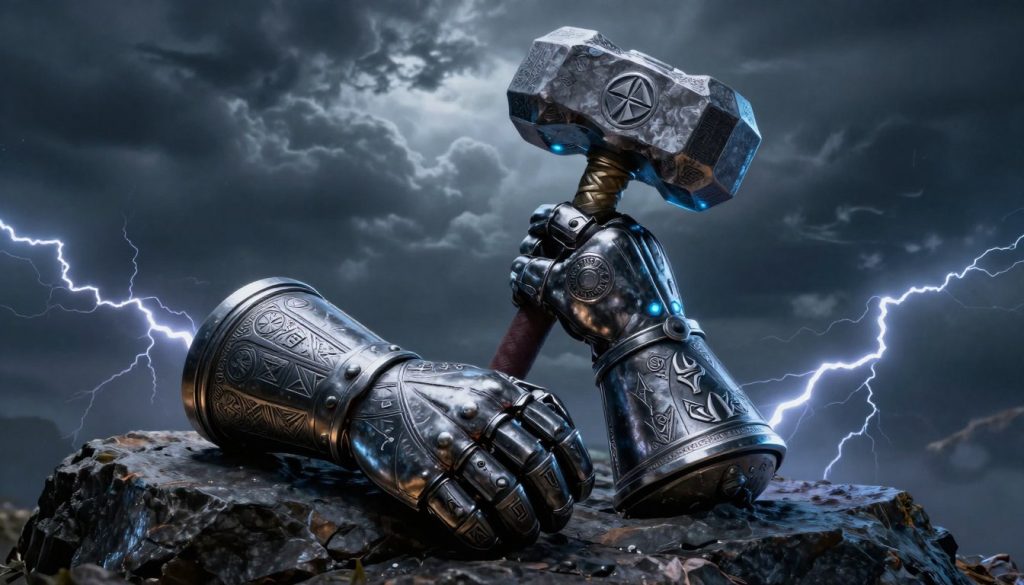 Thor: Bóg Piorunów w Mitologii Nordyckiej [Młot, Kozły]