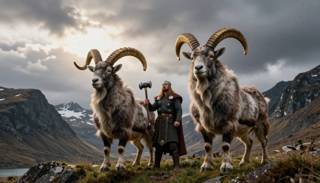 Thor: Bóg Piorunów w Mitologii Nordyckiej [Młot, Kozły]