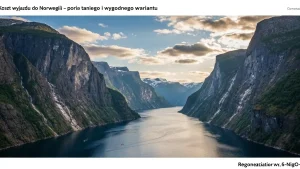 Koszt wyjazdu do Norwegii - porównanie taniego i wygodnego wariantu - hero image