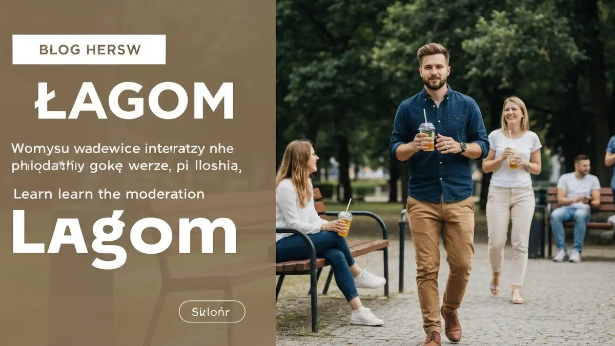 Lagom co to - szwedzka filozofia umiaru i jak ją wdrożyć w życiu - ilustracja