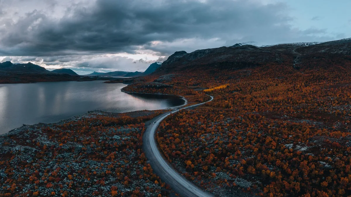 Abisko Szwecja – widok związany z planowaniem podróży