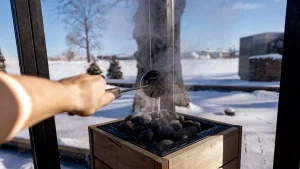 Finlandia sauna – widok związany z planowaniem podróży