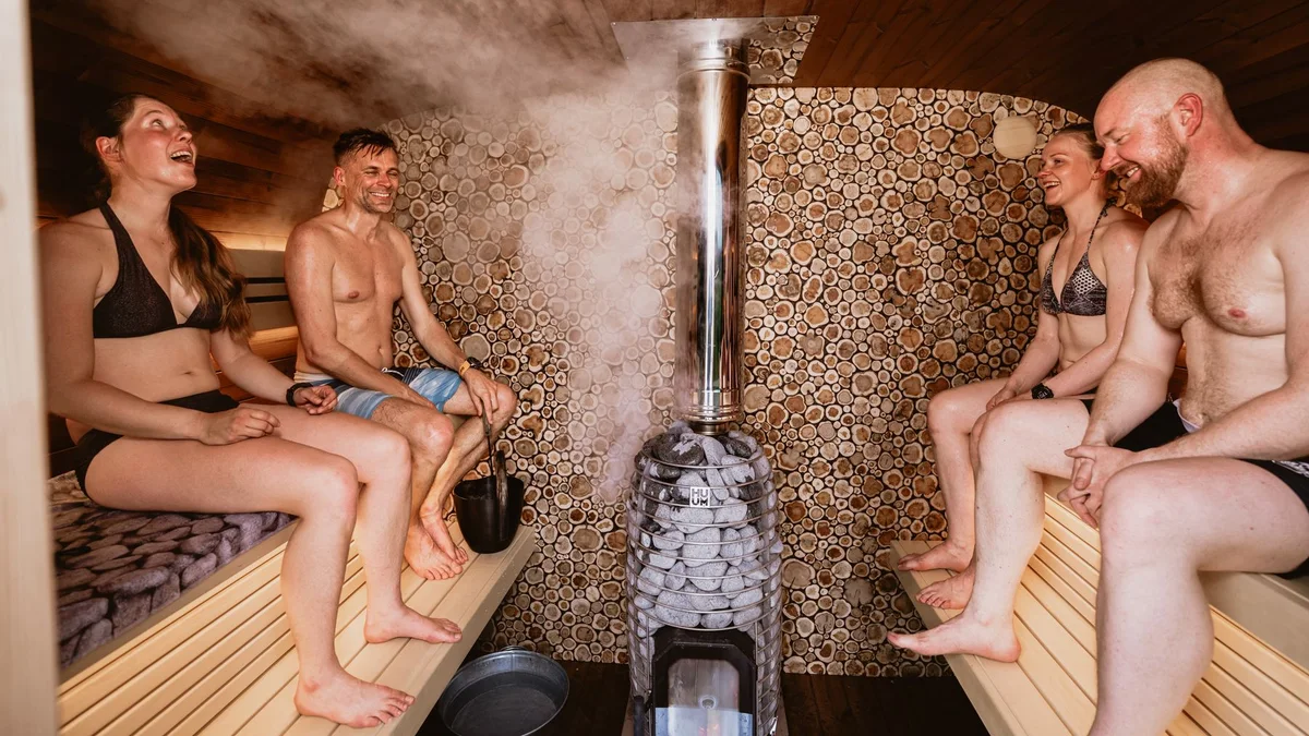 Finlandia sauna – widok związany z planowaniem podróży