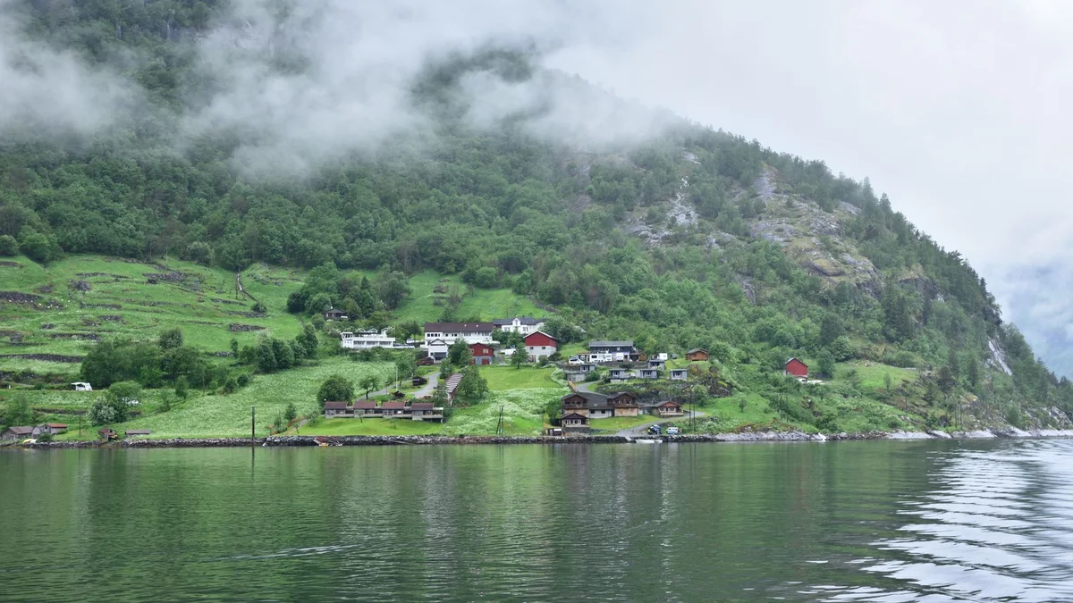 Flåm Norwegia – widok związany z planowaniem podróży
