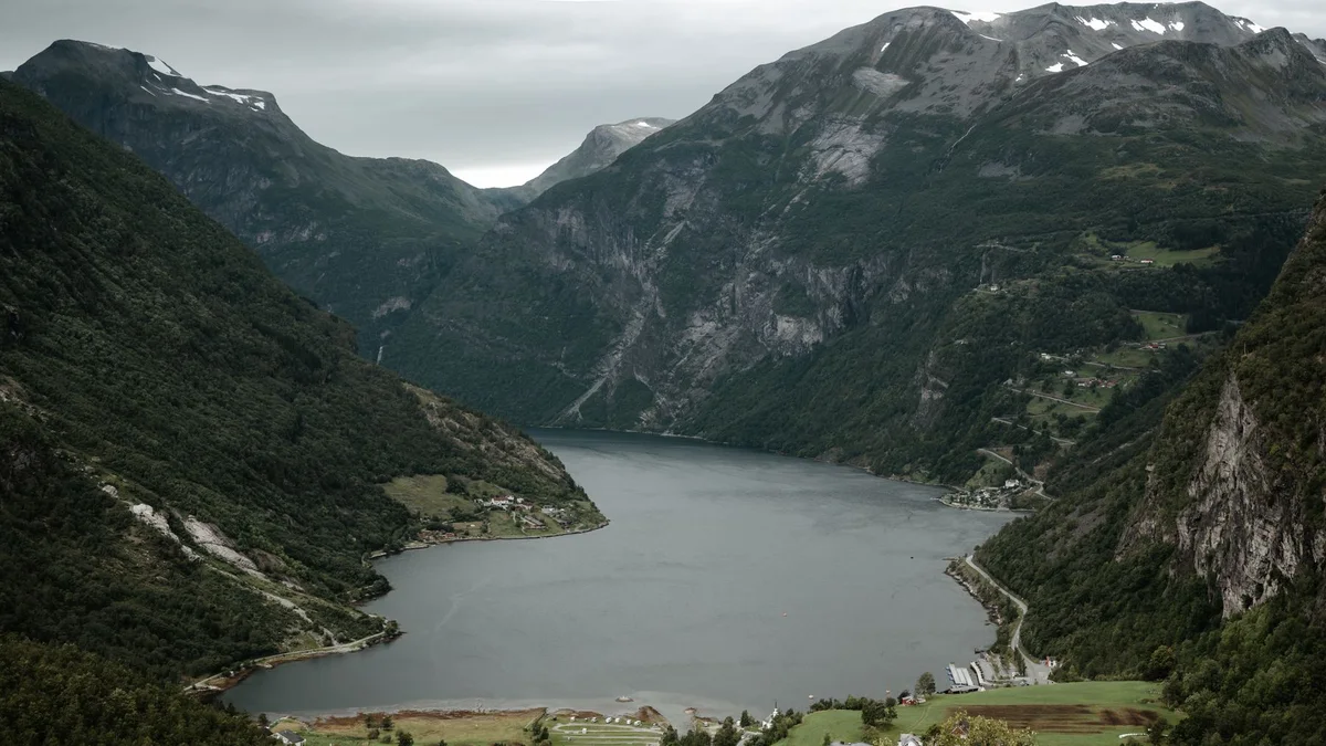 Flåm Norwegia – widok związany z planowaniem podróży