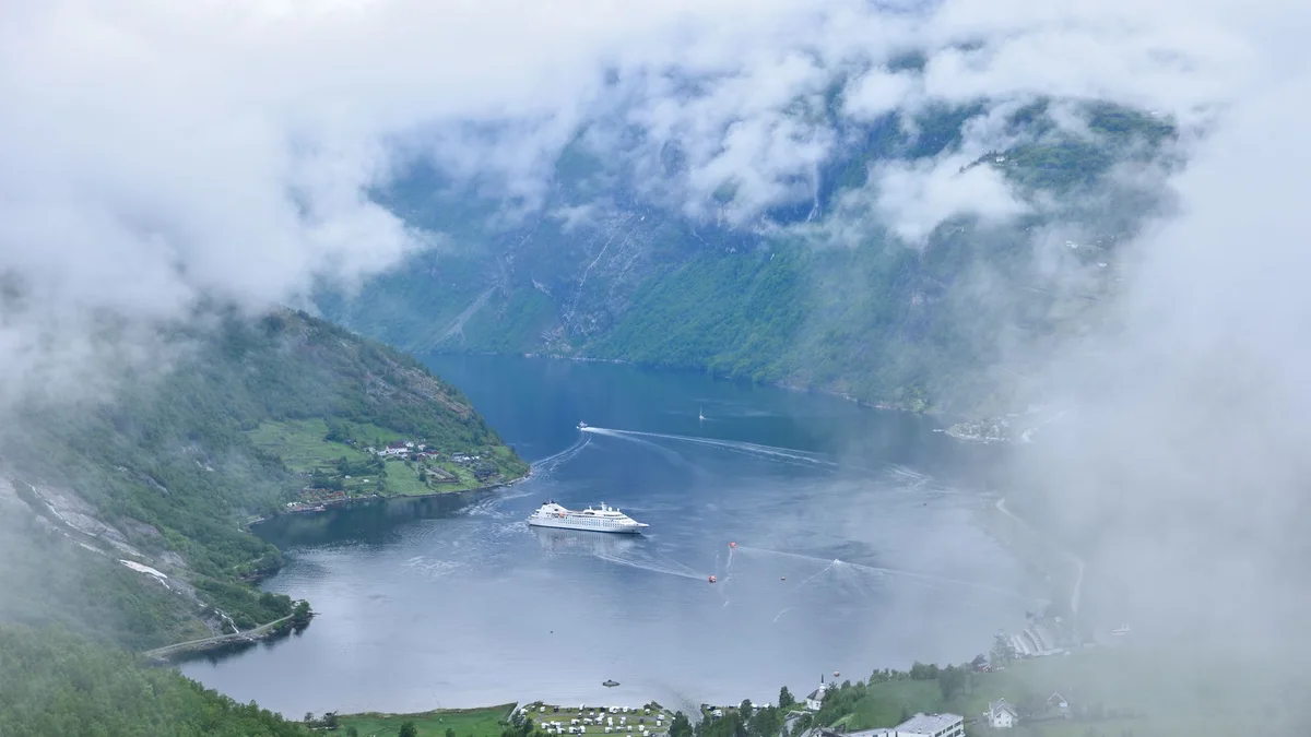 Flåm Norwegia – widok związany z planowaniem podróży