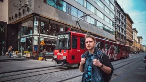 Helsinki komunikacja miejska – widok związany z planowaniem podróży