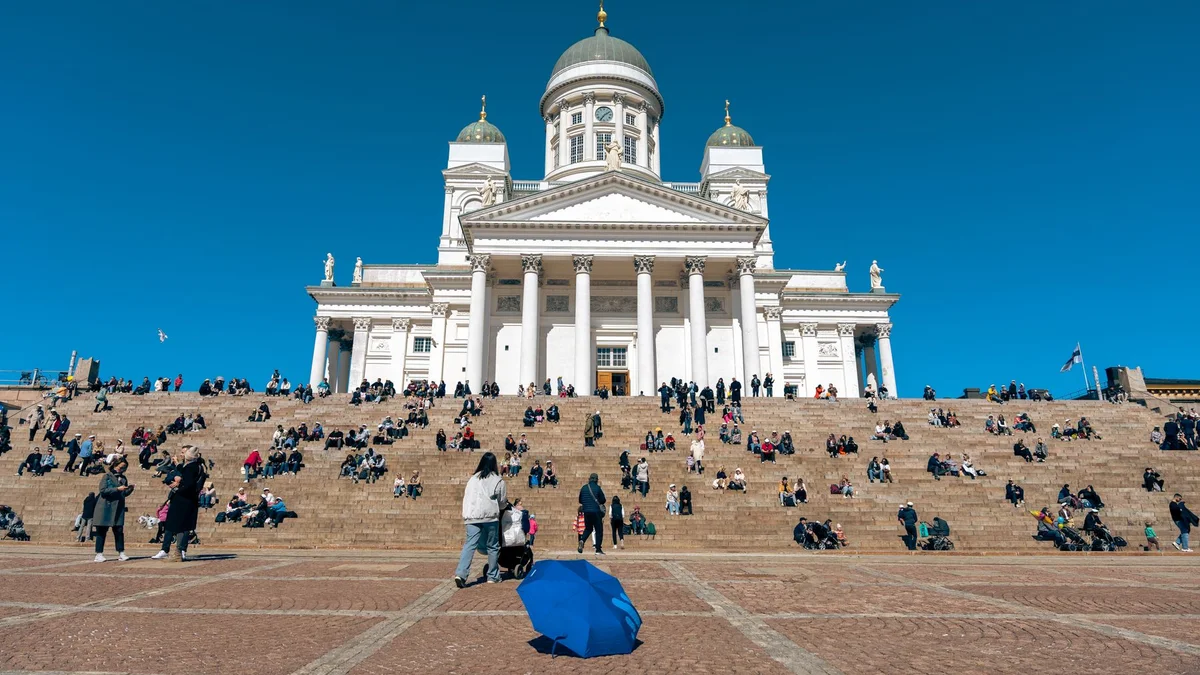 Helsinki w jeden dzień – widok związany z planowaniem podróży