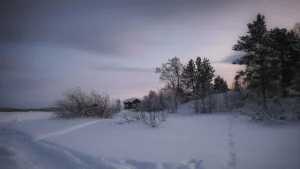 Inari Finlandia – widok związany z planowaniem podróży