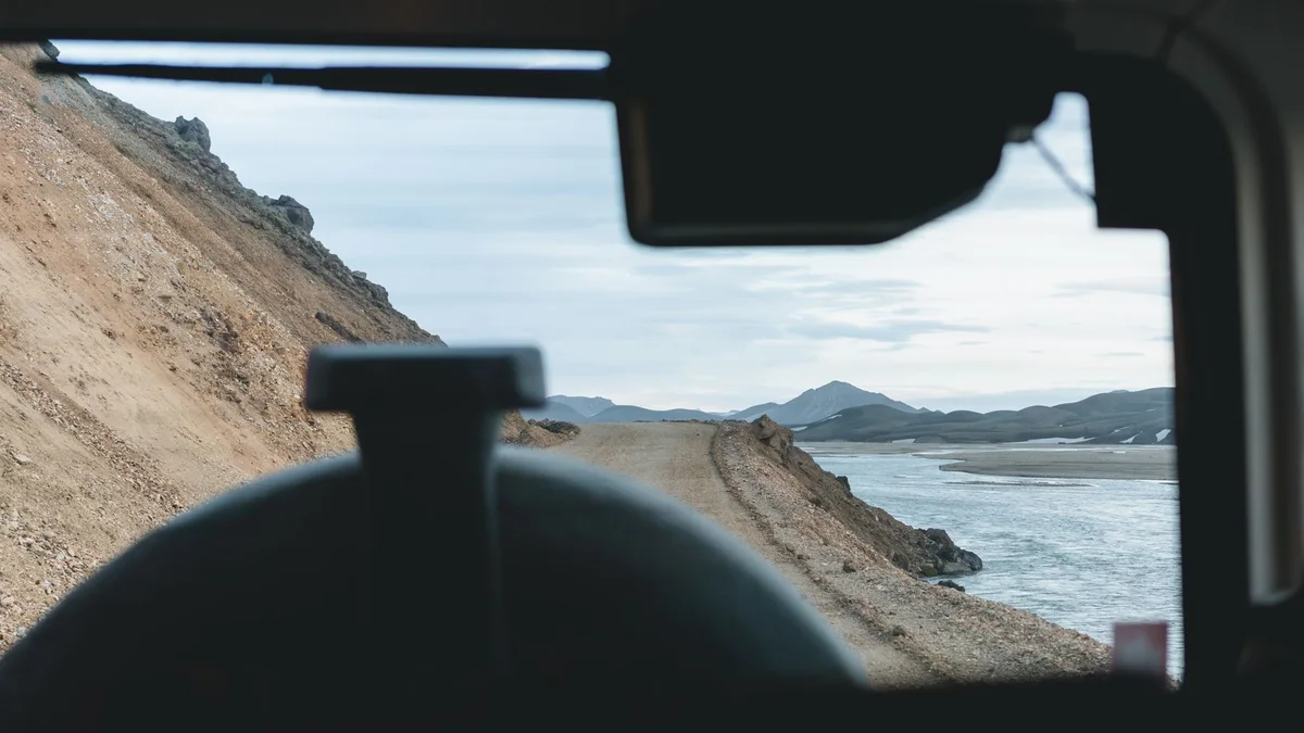 Islandia kamperem – widok związany z planowaniem podróży