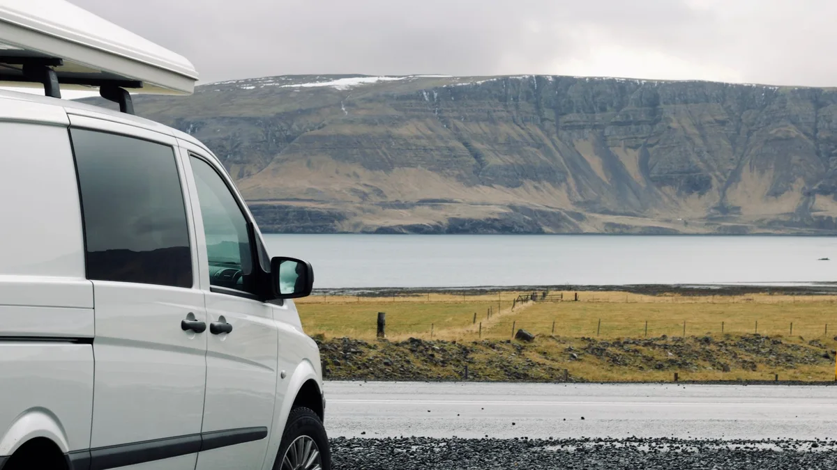 Islandia kamperem – widok związany z planowaniem podróży