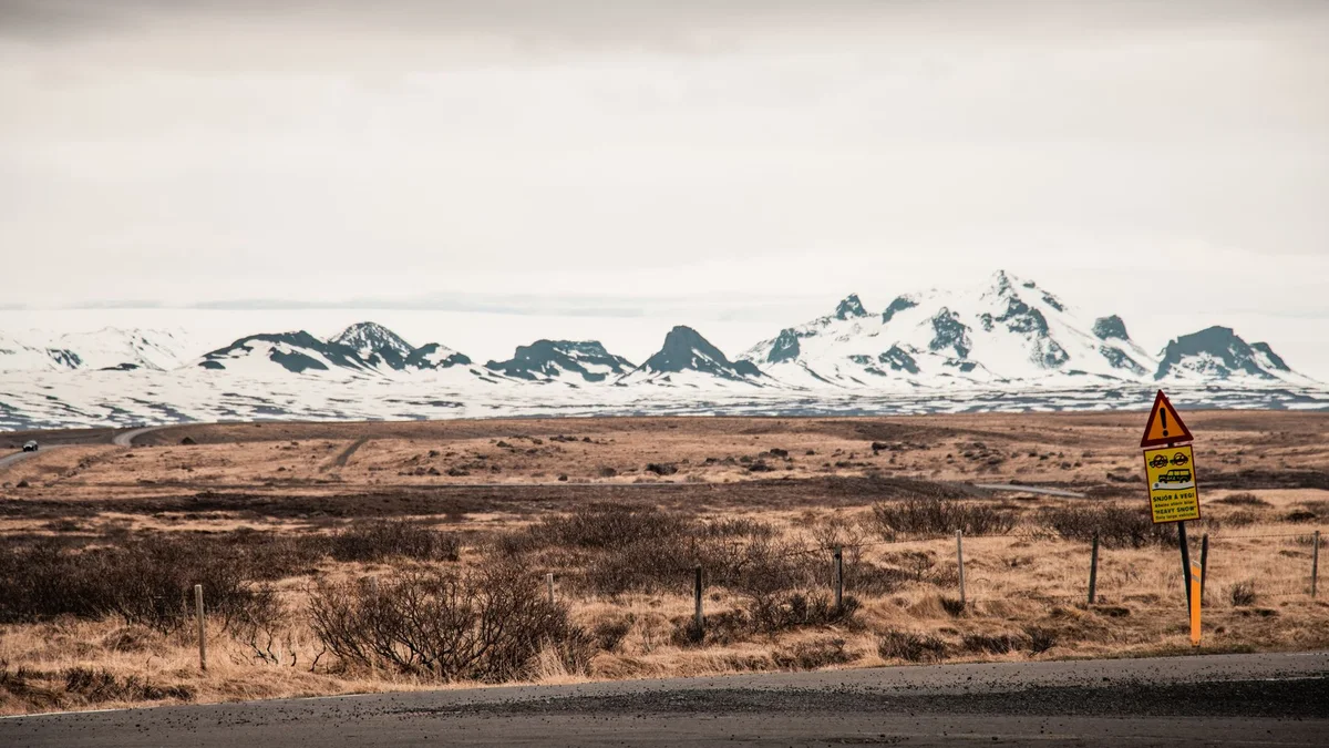 Islandia zimą – widok związany z planowaniem podróży