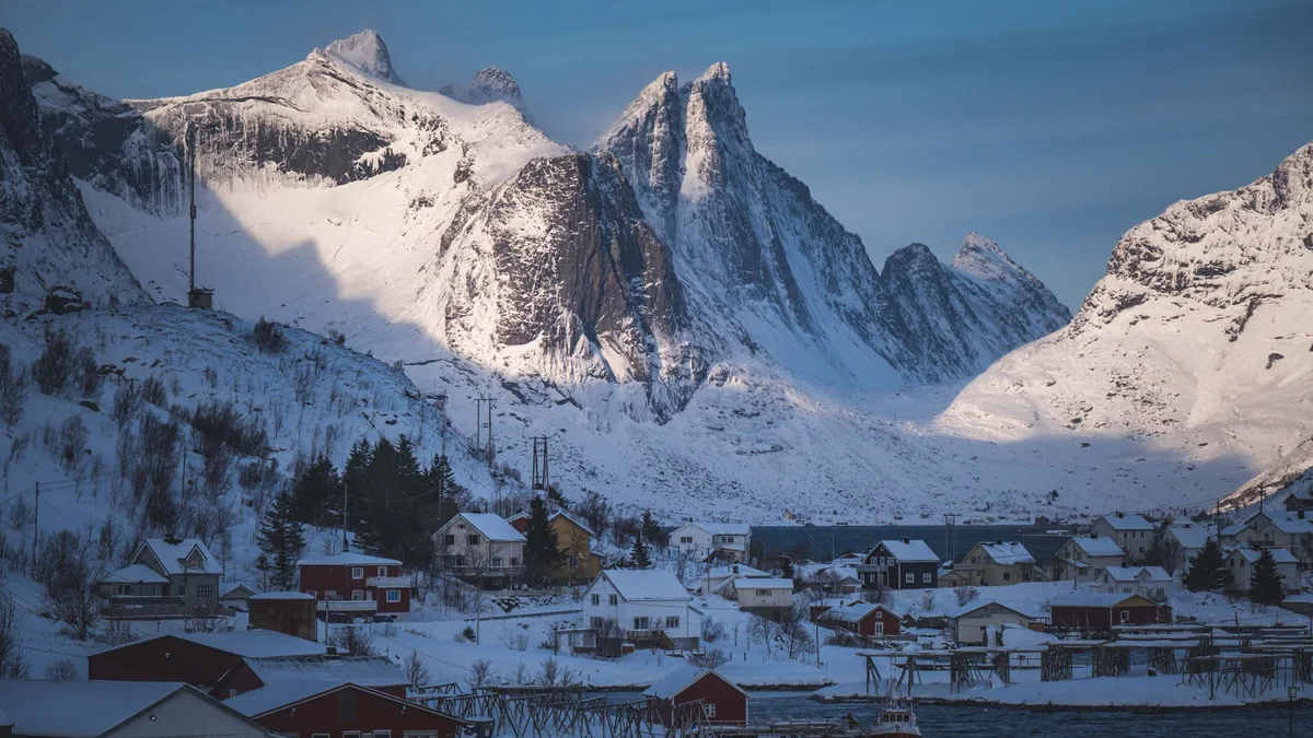 Lofoty Norwegia – widok związany z planowaniem podróży