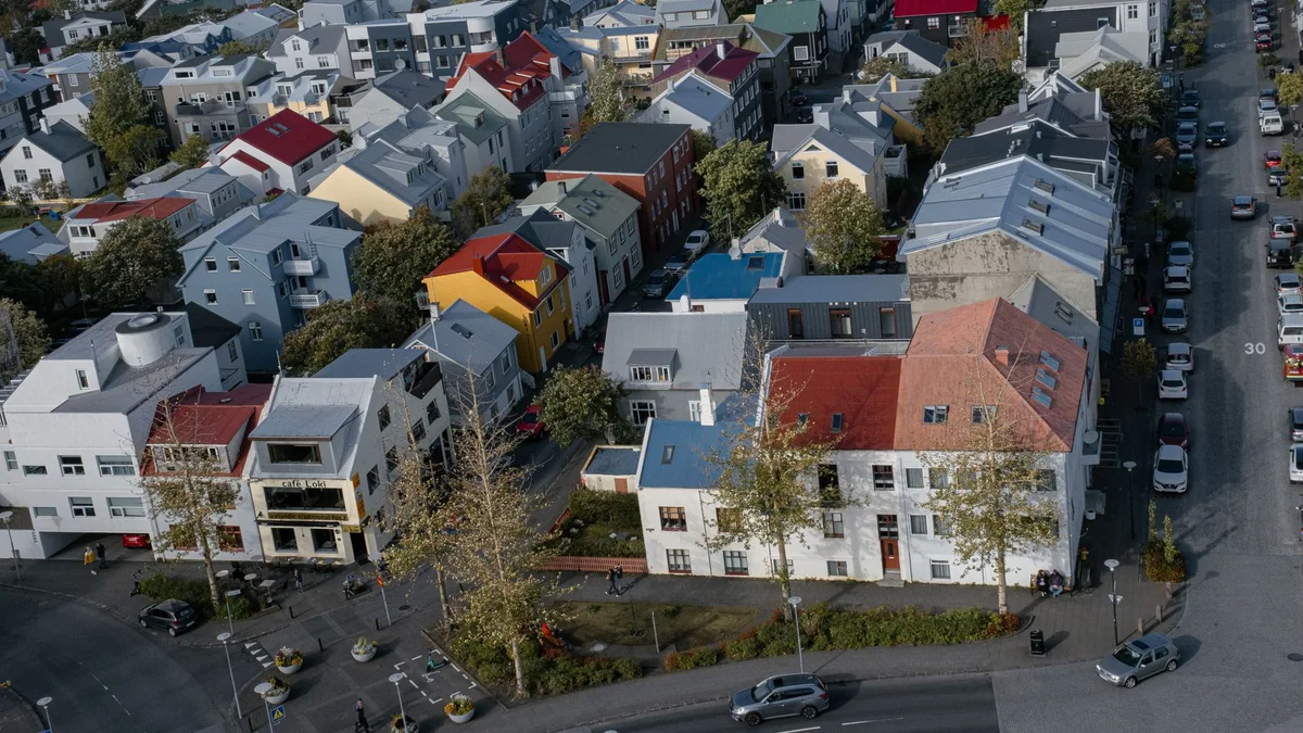 Reykjavik komunikacja miejska – widok związany z planowaniem podróży