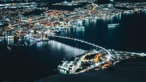 Tromsø zimą – widok związany z planowaniem podróży
